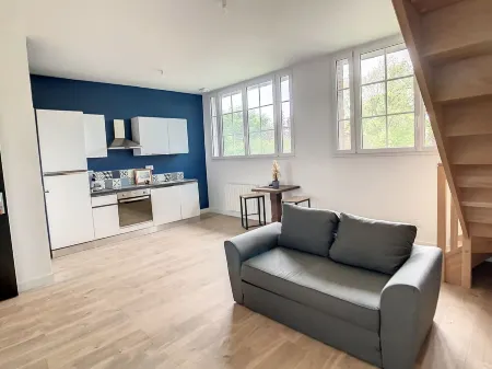 Joli Appartement Dans Propriété Normande Surplombant la mer