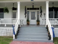 Historic 3 story 12 room hotel on historic ranch  on the Guadalupe River