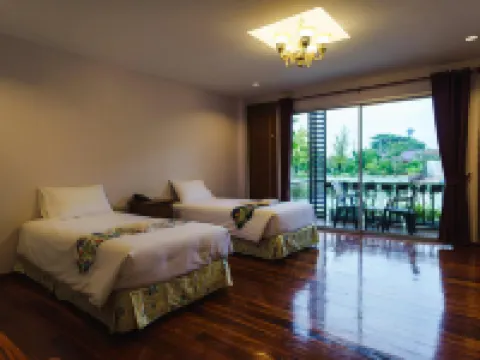 แม่น้ำรีสอร์ท โรงแรมในอำเภอ บางเลน