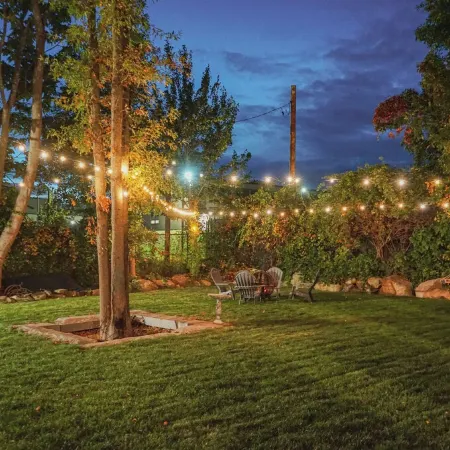 Backyard Oasis: Gazebo, Pool Table & Fire Table
