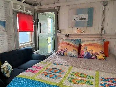 Tiny home steps from the beach.