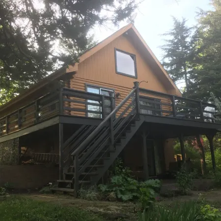 Unique Rustic, upscale, 3 br/2 ba Cabin w/Fireplace, Firepit, Pool Table & Wifi