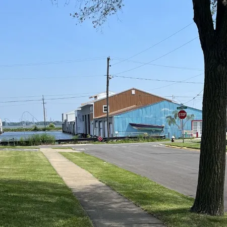 COVE DISTRICT HOUSE WITH VIEW OF CEDAR POINT