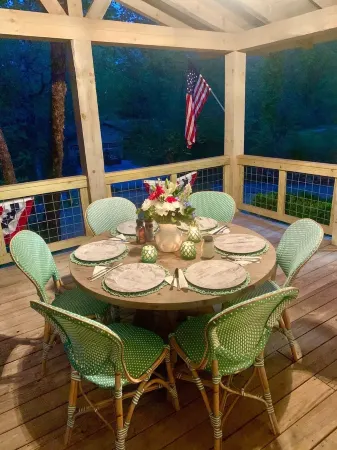 Designer Cottage-Highlands-Amazing Outdoor Living Spaces-Fireplace-Pet Friendly