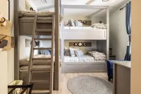 Water Front Views, Modern Farmhouse Vibe, Bunkroom, Private Beachfront Resort
