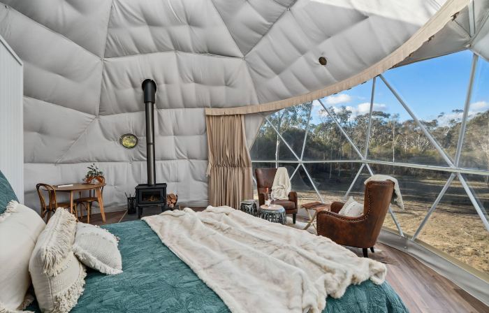 Scribbly Farm Premium Dome Bush Retreat Southern Highlands