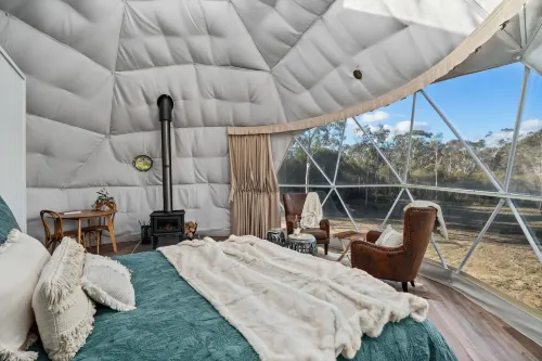 Scribbly Farm Premium Dome Bush Retreat Southern Highlands فنادق في High Range