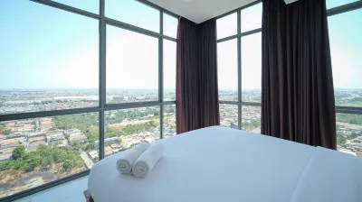 Homey 1Br with Extra Room Apartment at Aryaduta Residence Surabaya Hotels in Gayungan