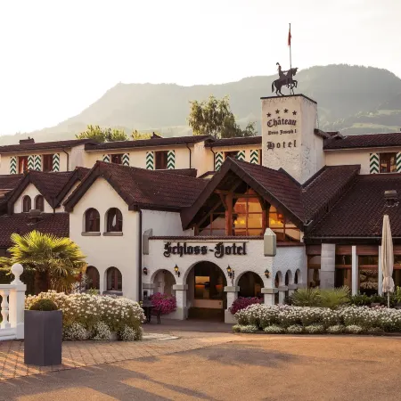 Swiss-Chalet Merlischachen - Romantik Schloss-Hotel am See Отели в г. Кюснахт-ам-Риги