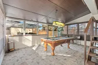 Charming Outdoor Patio and Game Room - Cozy Mountain Retreat