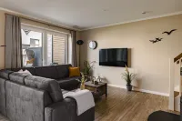 120m² Reihenhaus für 5 Pers. mit Garten, Sauna und Kamin