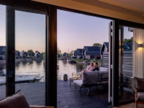 Water Villa in Balk with Private Jetty Hotels in Balk