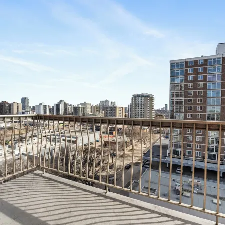 Pool/Patio/ & Private Balcony in Downtown Edmonton, Private Parisian Condo