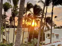 2 BR, 2 Bath villa on private beach in Los Corales, Bavaro Beach, Punta Cana.