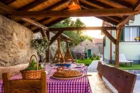 Villa with a view to nature, hydromassage heated pool, authentic stone property Hotels in Zvecanje