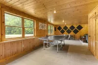 Large chalet, hot tub, fire pit, grill, ping pong. Ski, bike, hike out the door!