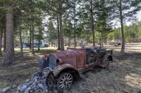 Clear Creek Blue Cabin w/ lake access & 9 acres!