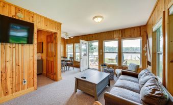 Lakefront Grant Cottage w/ Grill & Fire Pit!