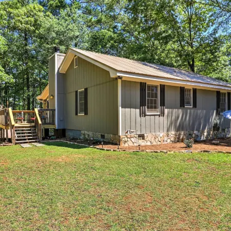 Waterfront West Point Lake Cabin w/ Private Dock!
