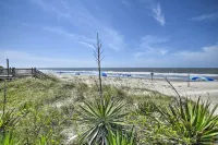 Oak Island Beach Abode w/ Deck: Walk to Shore! - Beach