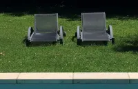 Cottage for 4 people at Domaine de la Forçate with swimming pool in the park.