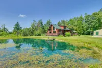 Michigan Cabin w/ On-site Fishing Pond & Deck