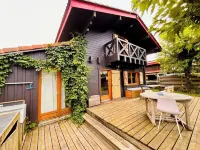 Loue Maison en Bois en 2ème Ligne sur le Bassin Darcachon - 4/5 Couchages