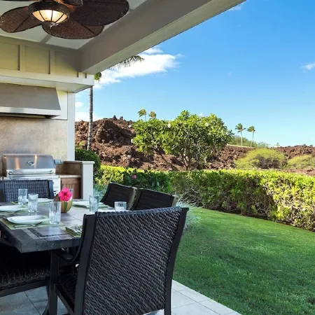 Mauna Lani Palm Villas H4 Corner Two-story Villa with Floor to Ceiling Views