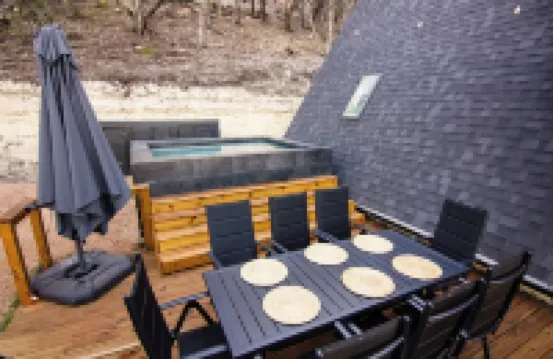 A-Frame with Heated  Mini-Pool, Stunning Views