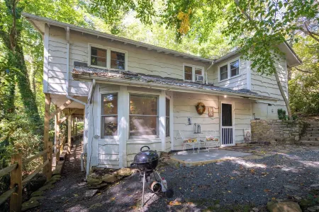 Cozy Cabin Getaway - King Bed, Peaceful!! Two Miles from App - Private Basement