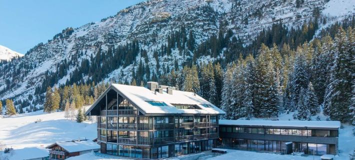 New Hotel Kristberg in Lech with Spa, Outdoor Pool and View Hotels in Lech