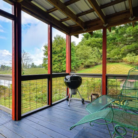On 62-acre Farm! Waterfront Home w/ Decks & Views
