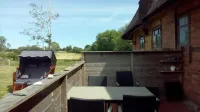 Modern studio apartment under thatch