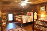 Rustic Retreat, a pre Civil War log cabin.