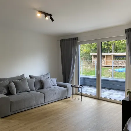 Modern living in the middle of the Eifel National Park, 10 minutes from the lake