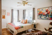 The Pink Door of Johnson City is located in walking distance to downtown!