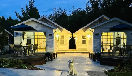 Dog-Friendly Beach Cottages within a mile of town and 7 Lake Michigan beaches