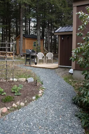 Peaceful Basement Apartment among serene woods, paths, and a stream near Acadia Отели в г. Маунт Десерт