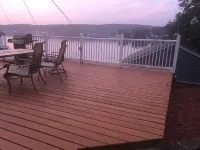 Cozy Lakefront House with a private dock and lakefront.