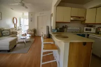 10 minute walk to the beach! Family- size condo