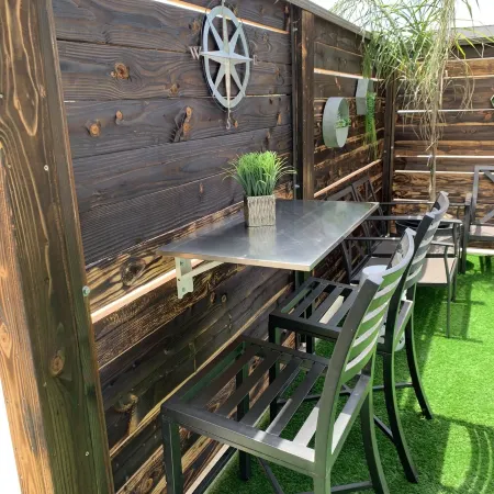 Comfortable1 Bedroom 1 Bath upstairs apartment Private Parking. Gated Property