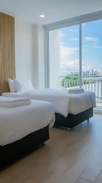 ห้องคอมฟอร์ทเตียงใหญ่หรือเตียงแฝด