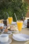 Agarathos Rooms & Pool Kaliviani -on the Road to Balos - breakfast