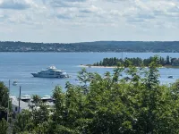 Cozy Harbor Springs cabin meticulously maintained on 4 acres.