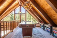 Charming A-Frame Cabin with Hot Tub and Games - Cozy Family Retreat