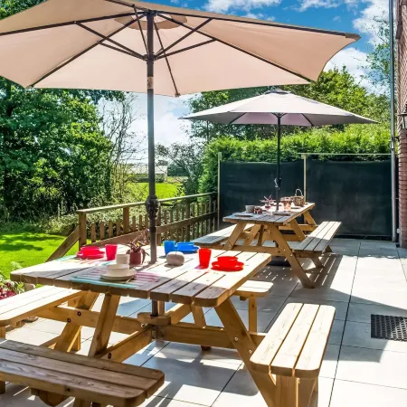 Holiday House with Sauna and Terrace