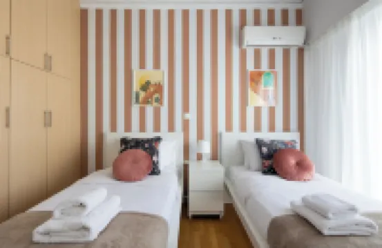 新斯米爾尼的聖託里尼兩卧室公寓