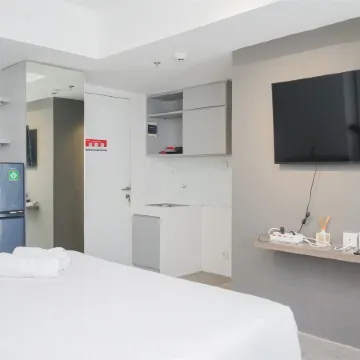 Warm and Simply Studio Room at Urbantown Serpong Apartment