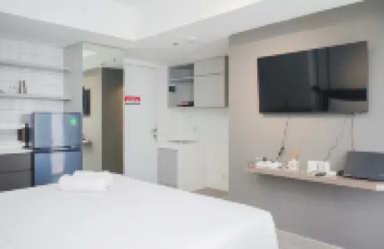 Warm and Simply Studio Room at Urbantown Serpong Apartment