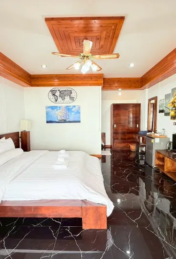 ห้องพักพร้อมวิวทะเลด้านข้าง